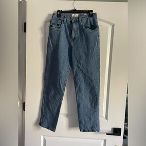 NEW cotton on straight leg high waisted jeans